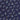 Navy & Blue Small Bean Printed Silk Tie