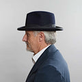 Navy Blue Soft Homburg