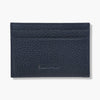 Navy Calf Leather Double Sided Card Holder