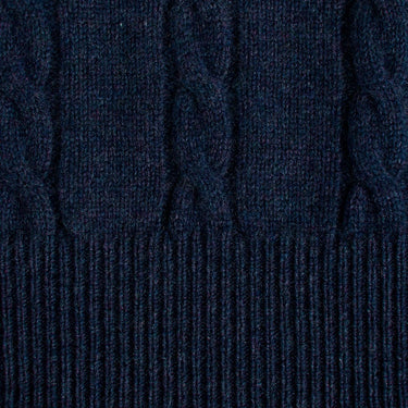 Navy Cashmere Cricket Sweater