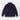 Navy Cino Cashmere Jacket With Knitted Sleeves