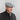 Navy Micro Herringbone Cotton & Linen Gatsby Cap