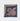 Navy & Orange Monastic Motif Silk Pocket Square