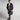 Navy Plain Wool Single Breasted Overcoat
