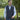 Navy Quilted Gilet With Navy Knitted Back