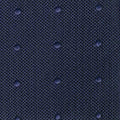 Navy Self - Spot Wool & Silk Blend Tie