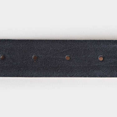 Navy Suede Mount Leather Belt