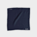 Navy & White Small Spot Silk Pocket Square