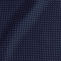 Navy & White Small Spot Silk Pocket Square