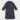 Navy & White Spot Silk Gown