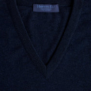Nero Navy Cashmere Vest