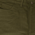 Olive Cotton Jeans