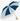 Pale Blue & Navy Golf Umbrella