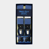 Petrol Blue Pure Wool Boxcloth Braces