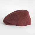 Pheasant & Red Herringbone Wool Made In England Gatsby Cap