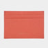 Pink Calf Leather Double Sided Card Holder