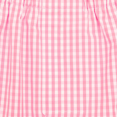 Pink Gingham Check Cotton Boxer Shorts
