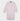 Pink Hairline Stripe Sea Island Quality Cotton Nightshirt with Navy Piping