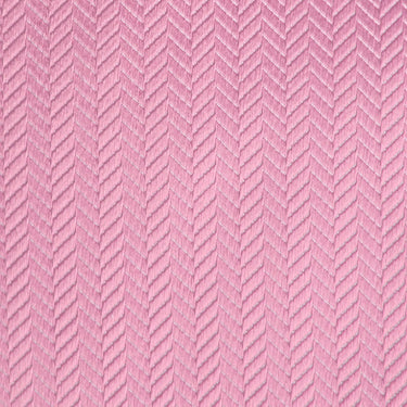 Pink Herringbone Silk Tie