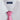 Pink & White Spot Herringbone Silk Tie