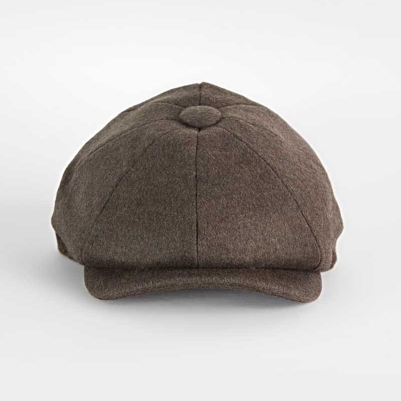 Brown Loden Wool Gatsby Cap Bates Hatters of London Hilditch Key