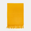 Plain Buttercup Yellow Pure Cashmere Scarf