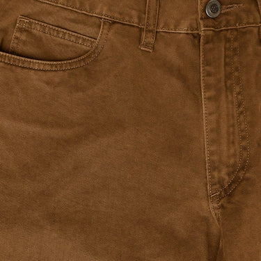 Plain Cougar Yellow Cotton Jeans