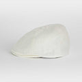 Plain Cream Linen Toni Cap