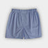 Plain Dark Blue Cotton Poplin Boxer Shorts