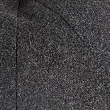 Plain Dark Grey Loden Wool Made In England Gatsby Cap