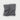 Plain Dark Grey Silk Pocket Square with Shoestring Hem
