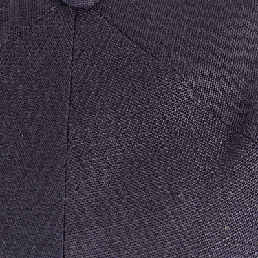 Plain Dark Navy Linen Toni Cap