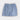 Plain French Blue Cotton Poplin Boxer Shorts