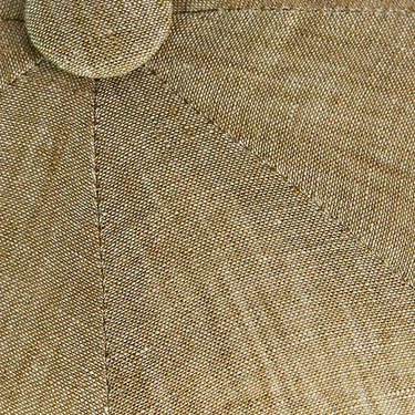 Plain Green Linen Gatsby Cap