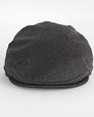 Plain Grey Lambswool Loden Harlem Cap