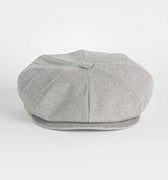 Plain Grey Oxford Gatsby Cap