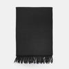 Plain Jet Pure Cashmere Scarf