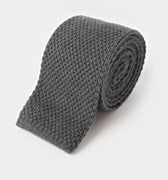 Plain Lavagna Knitted Cashmere Tie