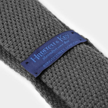 Plain Lavagna Knitted Cashmere Tie
