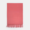 Plain Lobster Pink Pure Cashmere Scarf