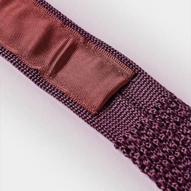 Plain Malvarosa Knitted Silk Tie