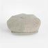 Plain Natural Linen Gatsby Cap