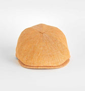 Plain Orange Linen Toni Cap