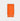 Plain Orange Narrow Width Pure Cashmere Scarf