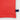 Plain Red Silk Pocket Square with Shoestring Hem