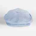 Plain Sky Blue Cotton Gatsby Cap