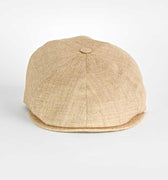 Plain Tan Linen Toni Cap