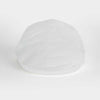 Plain White Linen Flat Cap