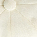 Plain White Linen Gatsby Cap