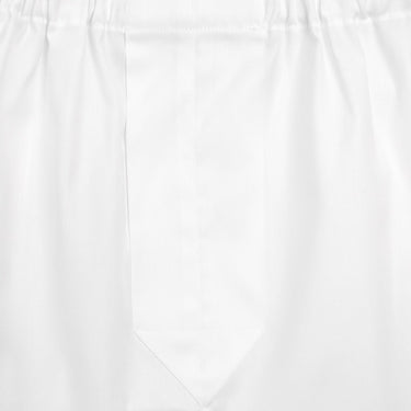Plain White Pinpoint Oxford Cotton Boxer Shorts